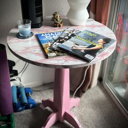 Pink Accent Table