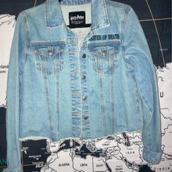Harry Potter Deathly Hallows Jean Jacket 