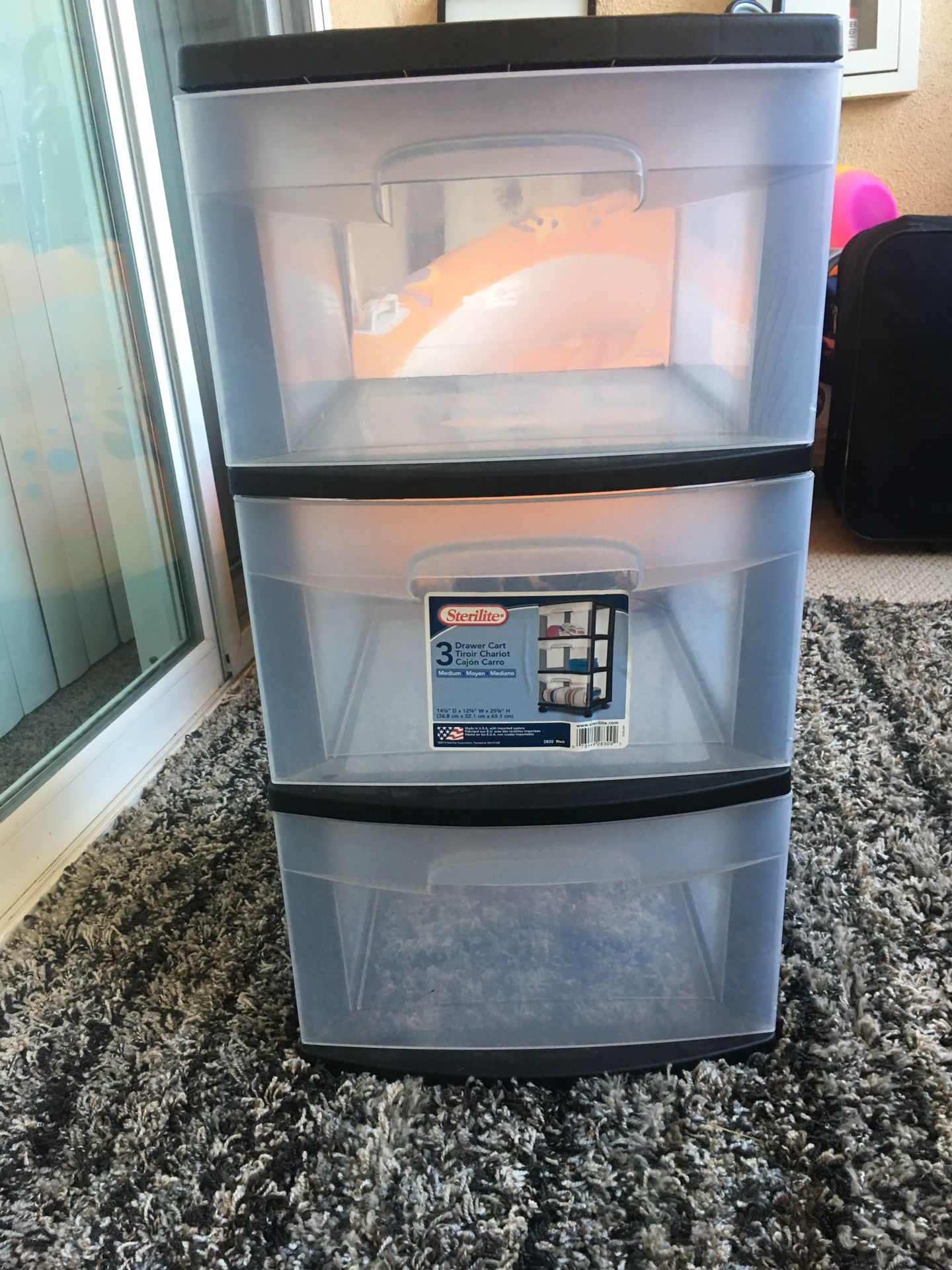 Make an Offer -3 drawer Cart Storage Plastic