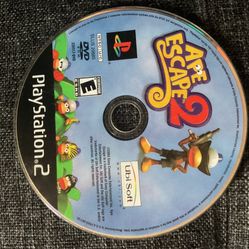PlayStation 2 Games Ape Escape 2 Has Scratches
