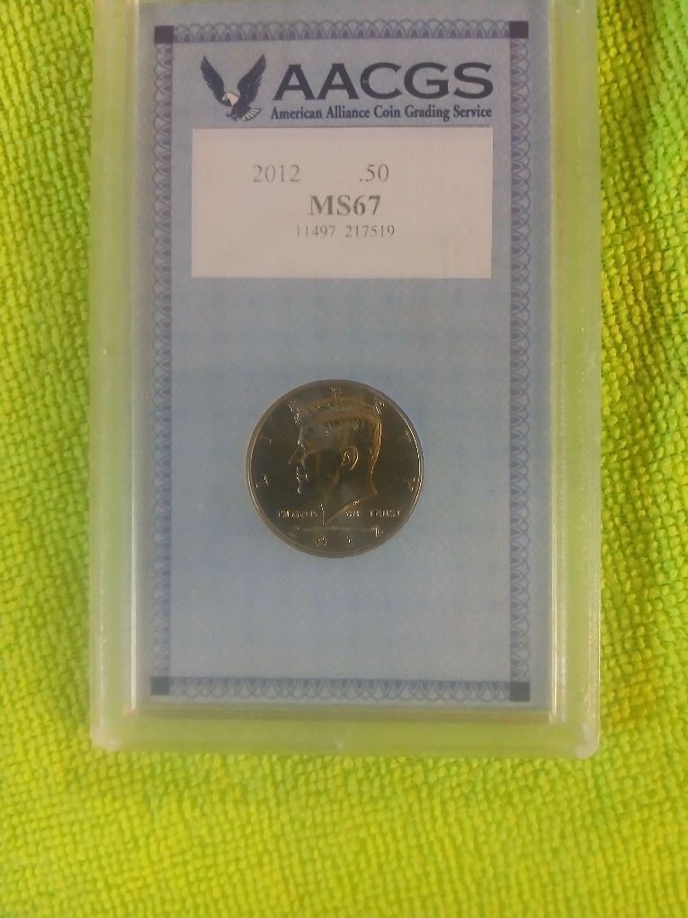 2012 Kennedy Half Dollar MS 67