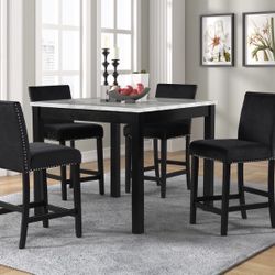 5 Piece Counter Height Dining Set 
