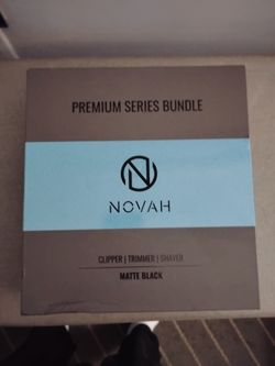NOVAH Matte Black Premium Bundle Barber Kit