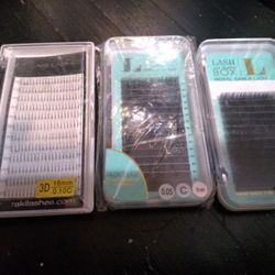 3 Trays Of Individual Eyelashe Extension's.