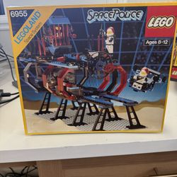 LEGO 6955 Space Lock‑Up Isolation Base – Complete, Box + Manual + Sealed Bags, Good Condition