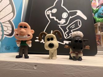 Wallace & Gromit Funko Pop Figures Set of 3