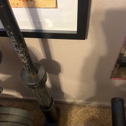 45 Pound Olympic Barbell Spinning Collars 