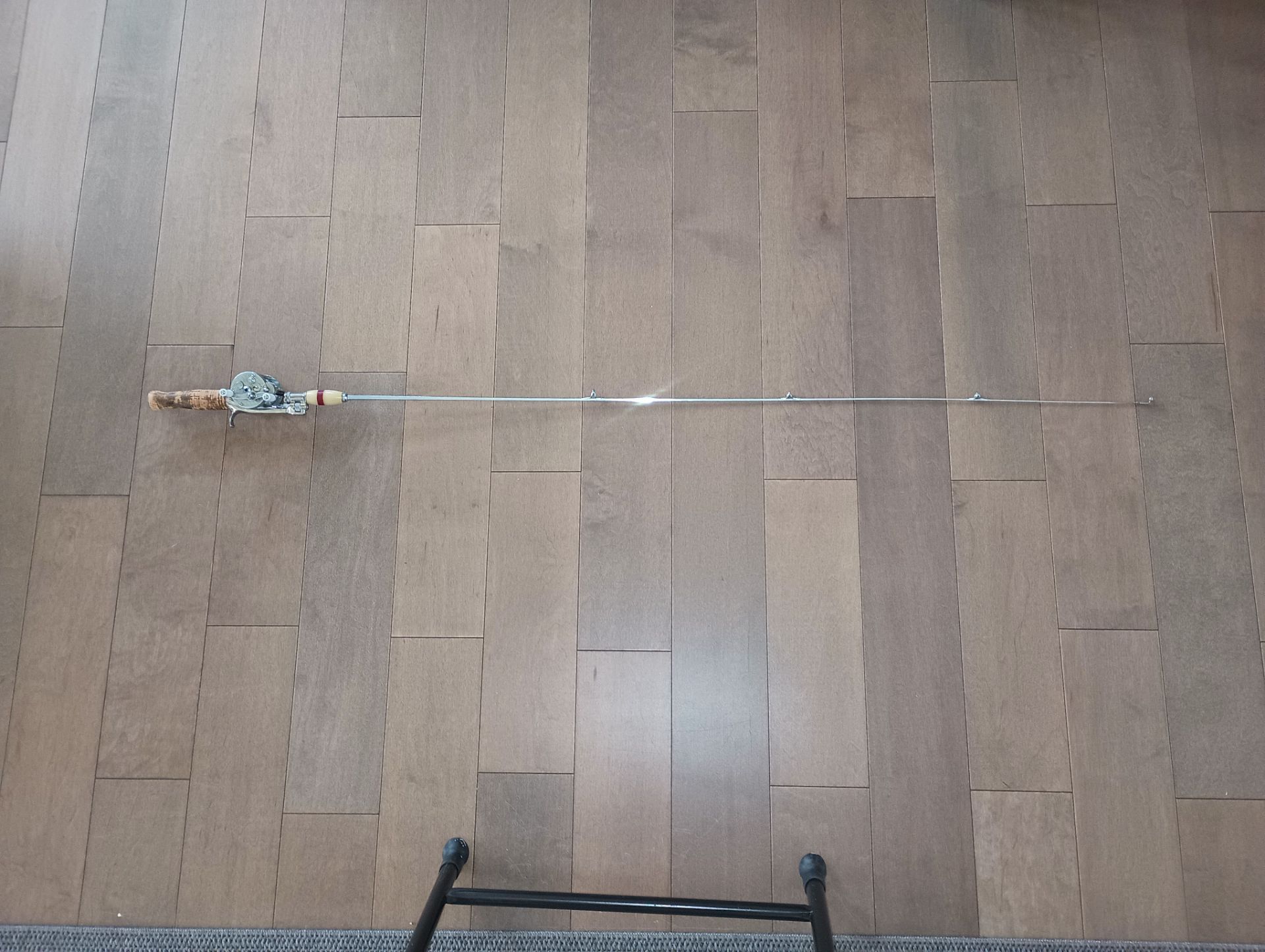 Vintage Actionrod AS-51 Steel Fishing Rod and Pflueger 1993 -L Reel