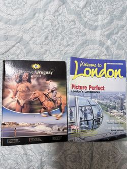 Vintage Collector London And Uruguay Travel Welcome Books