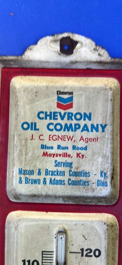 Chevron thermometer