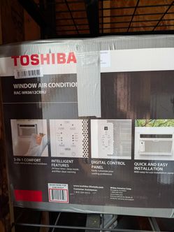 Toshiba 6000 BTU Window Air Conditioner Remote, 250 Sq Ft, RAC-WK0612CRRU