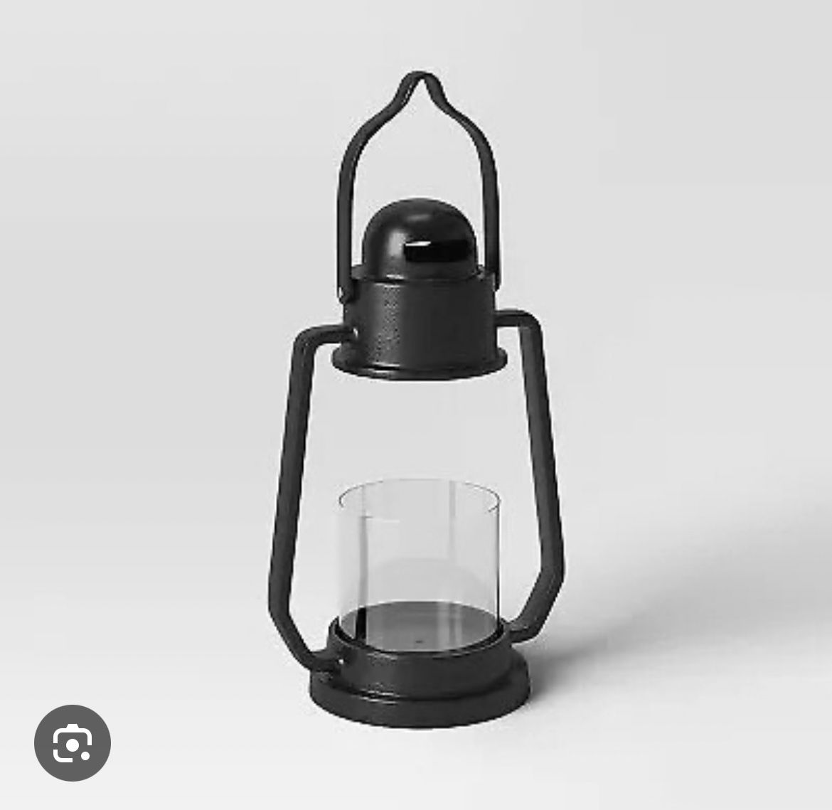 Aluminum Outdoor Lantern Candle Holder Black - Smith & Hawken™