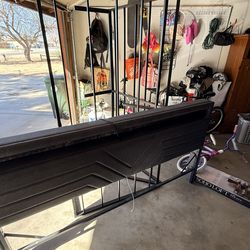 king frame and headboard