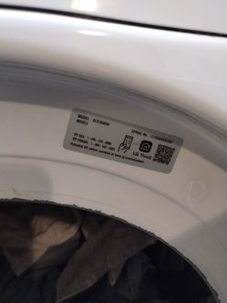 LG washer and dryer