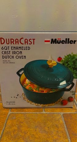 DuraCast 6Qt Enameled Cast Iron Dutch Oven 👉$60 (New)👈