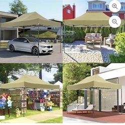 10x15 Pop up Canopy Heavy Duty Party Tent with 4 Sidewalls,Outdoor Waterproof Pop up Canopy Tent Event Shelter for Parties,Commercial-Series,Camping,E