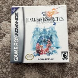 Final Fantasy Tactics For Gameboy Advance Boxed