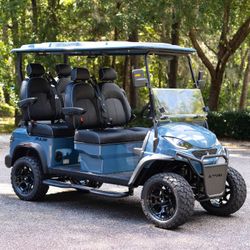 BRAND NEW! ACTIV EV Pulse 4-Passenger Forward Lifted 48-Volt Lithium Street Legal LSV Golf Cart