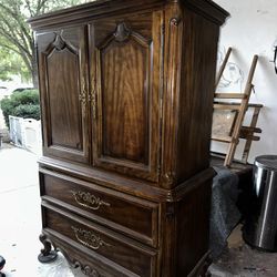 Vintage Drexel Heritage Brittany Armoire - French Provincial Style - Katy Pickup Only