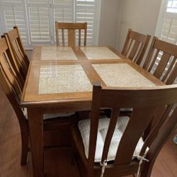 Wooden Dining Room Table Set