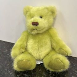 Light Green to Neon Green Applause Dakin Teddy Bear Plush Stuffed 