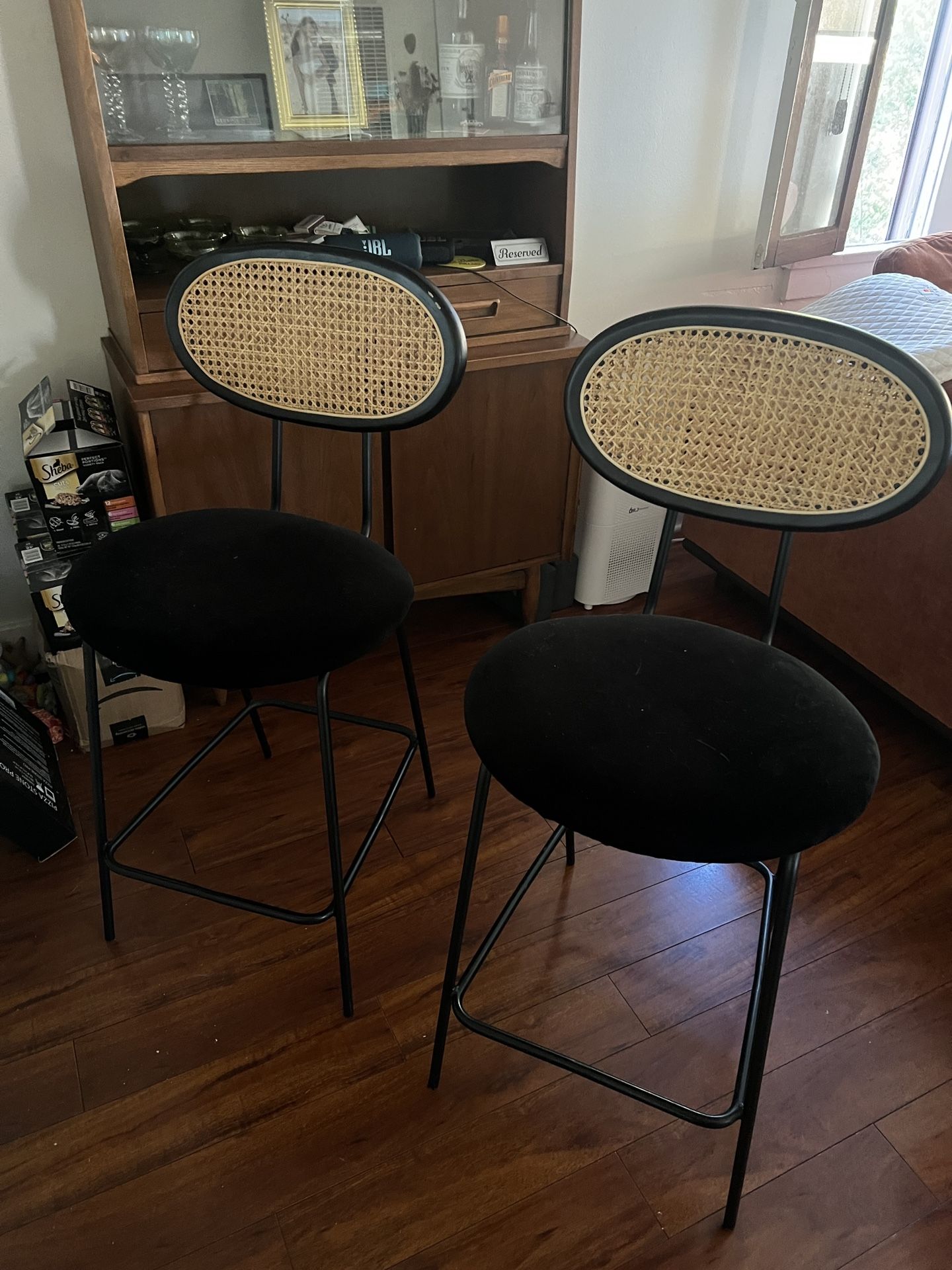 *MOVING SALE* Rattan Barstools