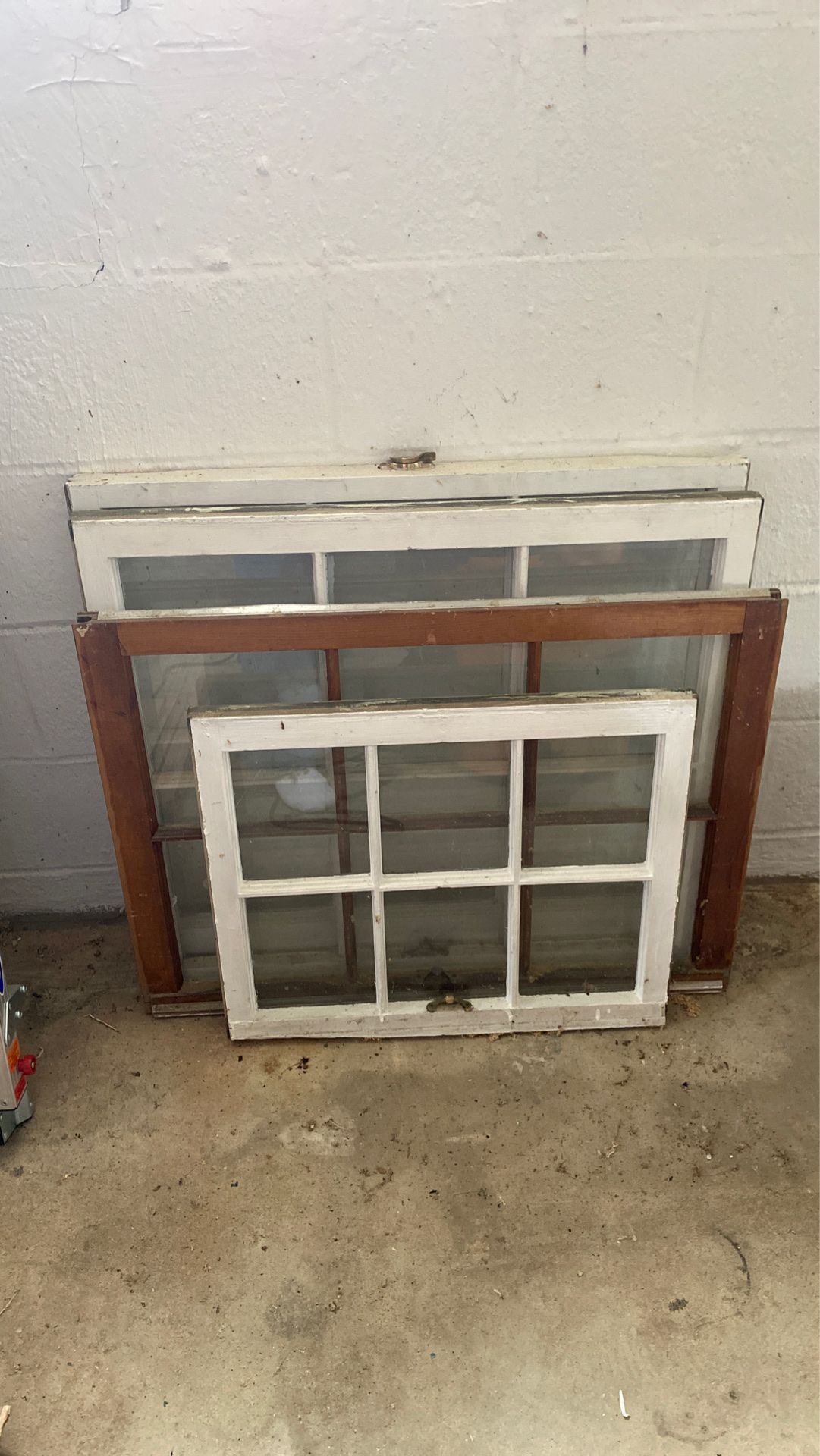 Antique window panes