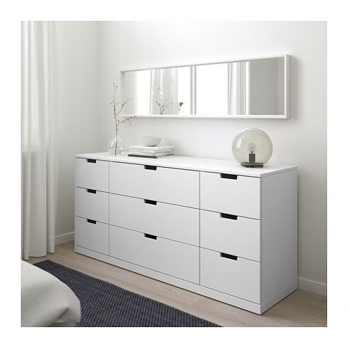 IKEA Nordli 9 drawer dresser white