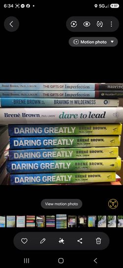 Brene brown books, $7 each