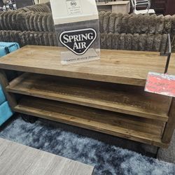 Solid Wood Hand Made TV Console Table 