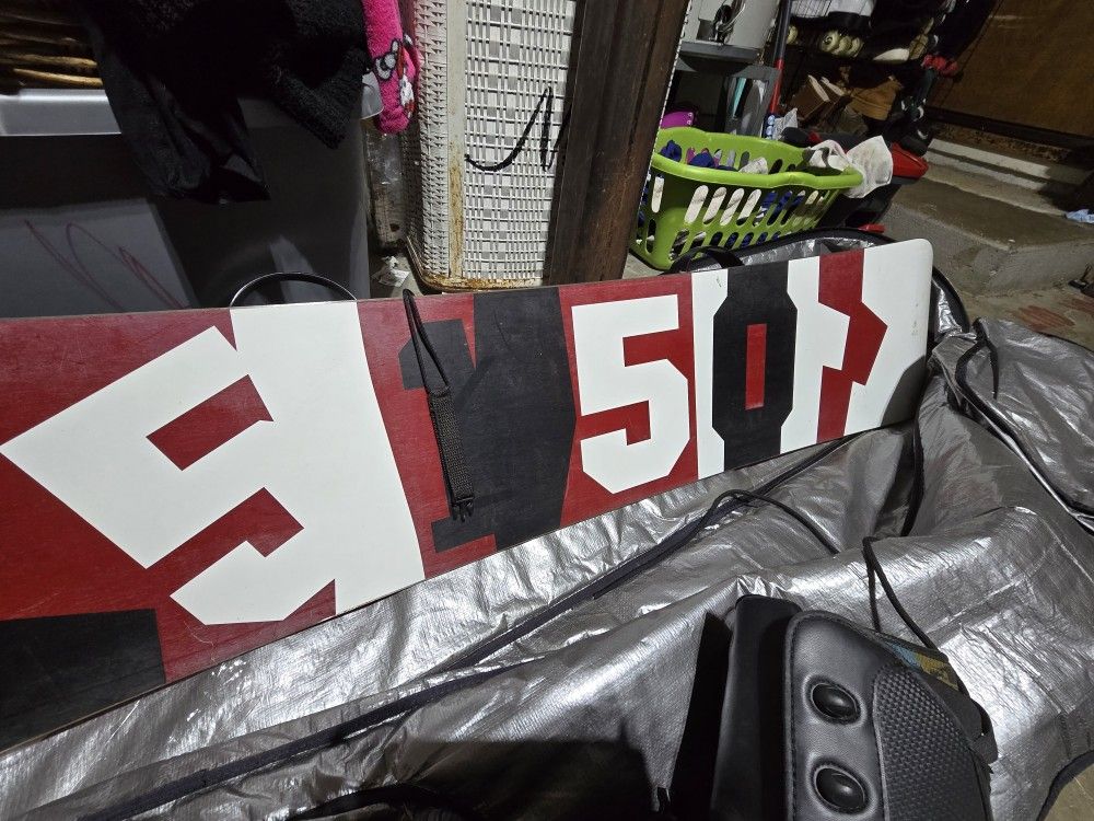 5150 Snowboard 165cm And Triple Nickle Boots And Bindings. 