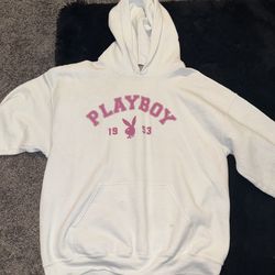 White playboy hoodie 