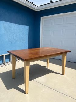 Farmhouse Wood Dining Table