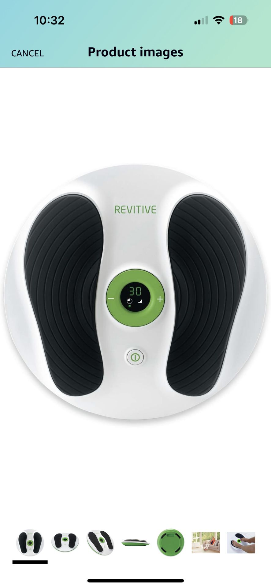Revitive Essential Circulation Booster to Relieve and Relax Mild Leg Pains  and Foot Aches from Prolonged Sitting and Standing, Corded