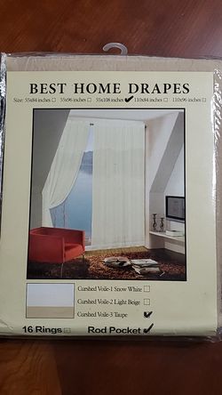 Home Drapes Taupe Color