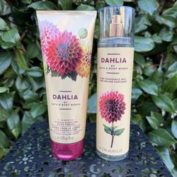 Bath & Body Works Dahlia Body Mist & Cream