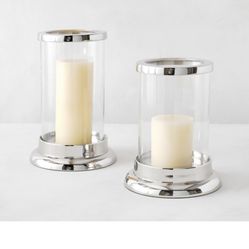 Z Gallerie Carter Hurricane Candle Holders 