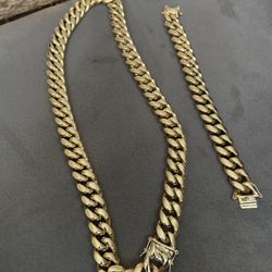 18mm cuban link set 