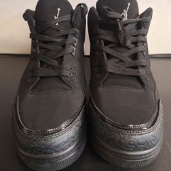 JORDAN 3 RETRO BLACK CAT SIZE 10