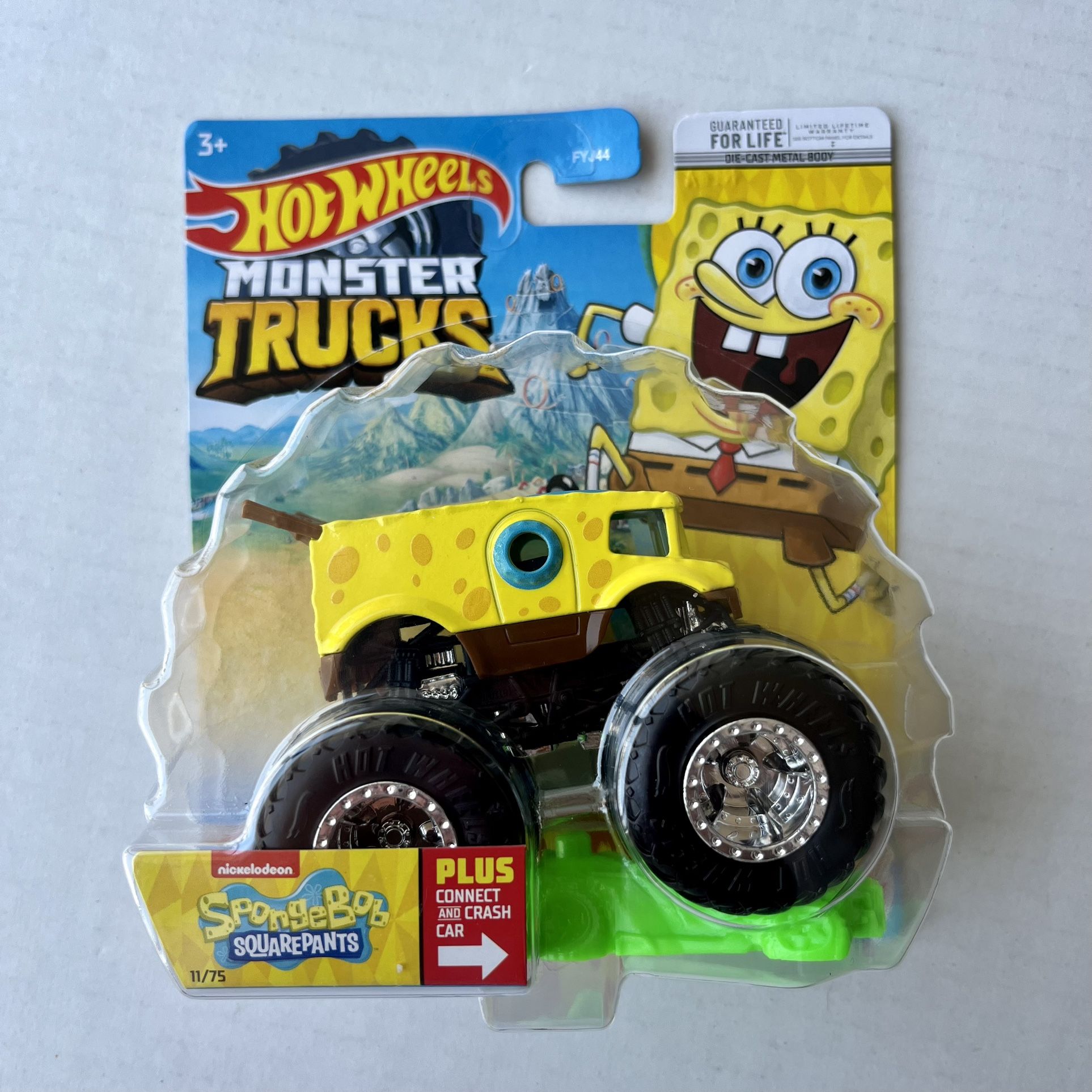 Hot Wheels Monster Trucks New SPONGEBOB SQUAREPANTS Released 2021 Metal 11/75