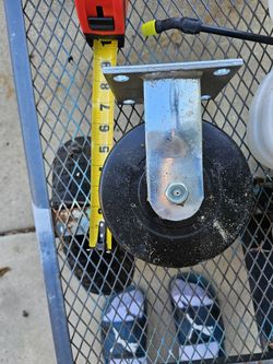 Caster Wheels With Greese Fitting