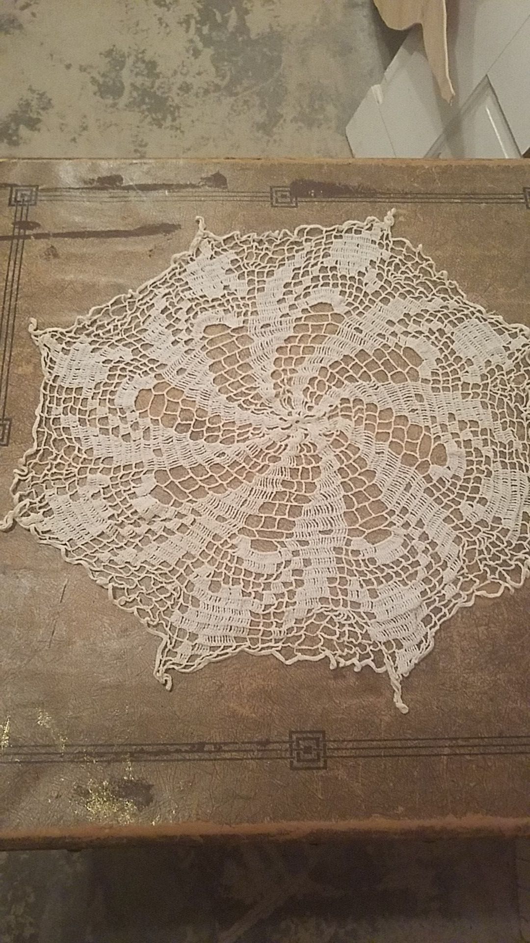 Vintage crocheted doily