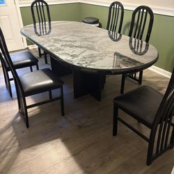 Kitchen Table With 6 Chairs 