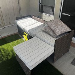 Patio Couch With Cushion