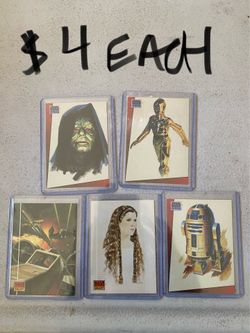 1993  Star Wars Galaxy card lot