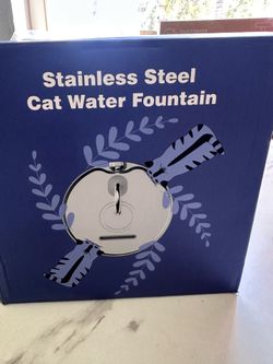 Cat water fountain
