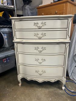 White dresser