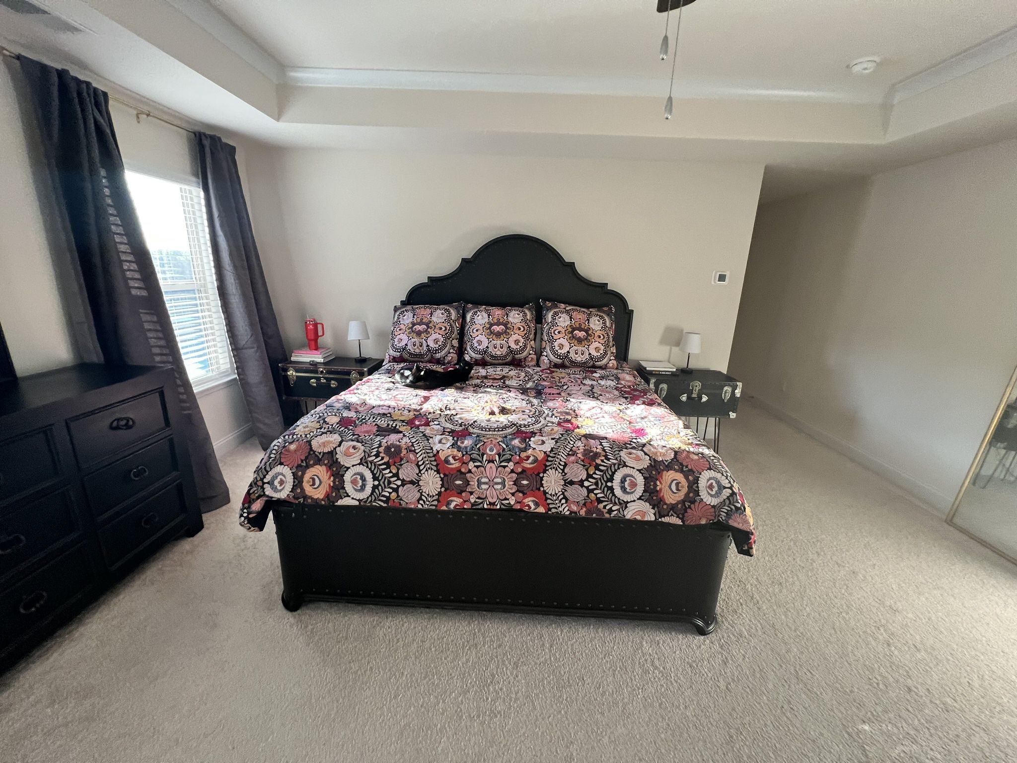 Beautiful Dark Brown Bedroom Set