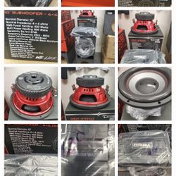 10INCH SUBWOOFER BY DS18 800WATTS 400RMS $114