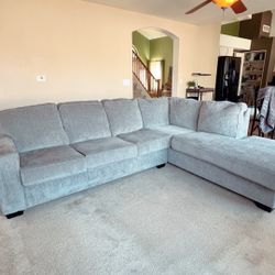 Gray Sectional Couch 
